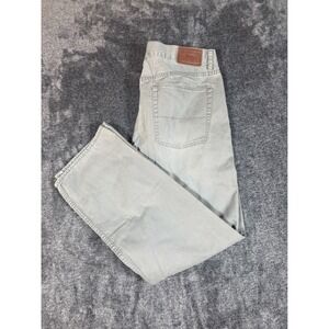 Polo Ralph Lauren Mens Pants Gray Straight Leg Chino Cotton 34x30